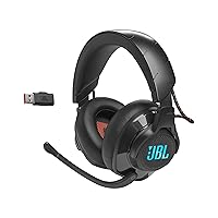 JBL Quantum 610 Cuffie Gaming Over-Ear Wireless 2,4 Ghz e Jack 3,5 mm