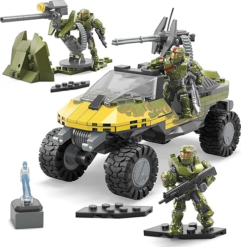 Mega Halo Red Team Warthog Rescue 324 piezas