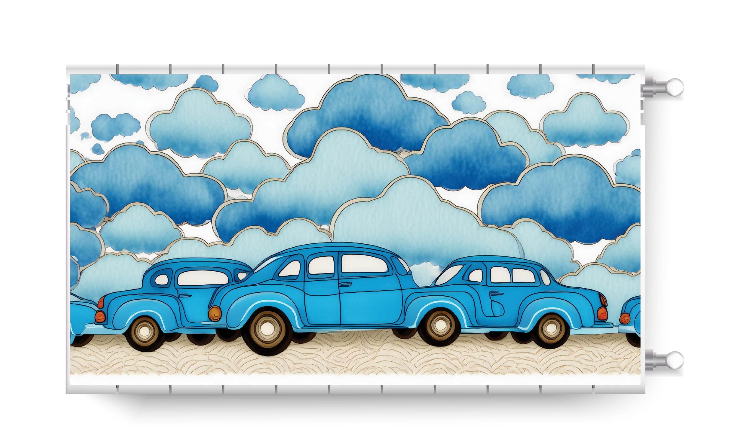 JAROGRAF Magnetic Radiator Cover – Decorative Interior Radiator Mat, Easy No-Drill Installation, and Designs