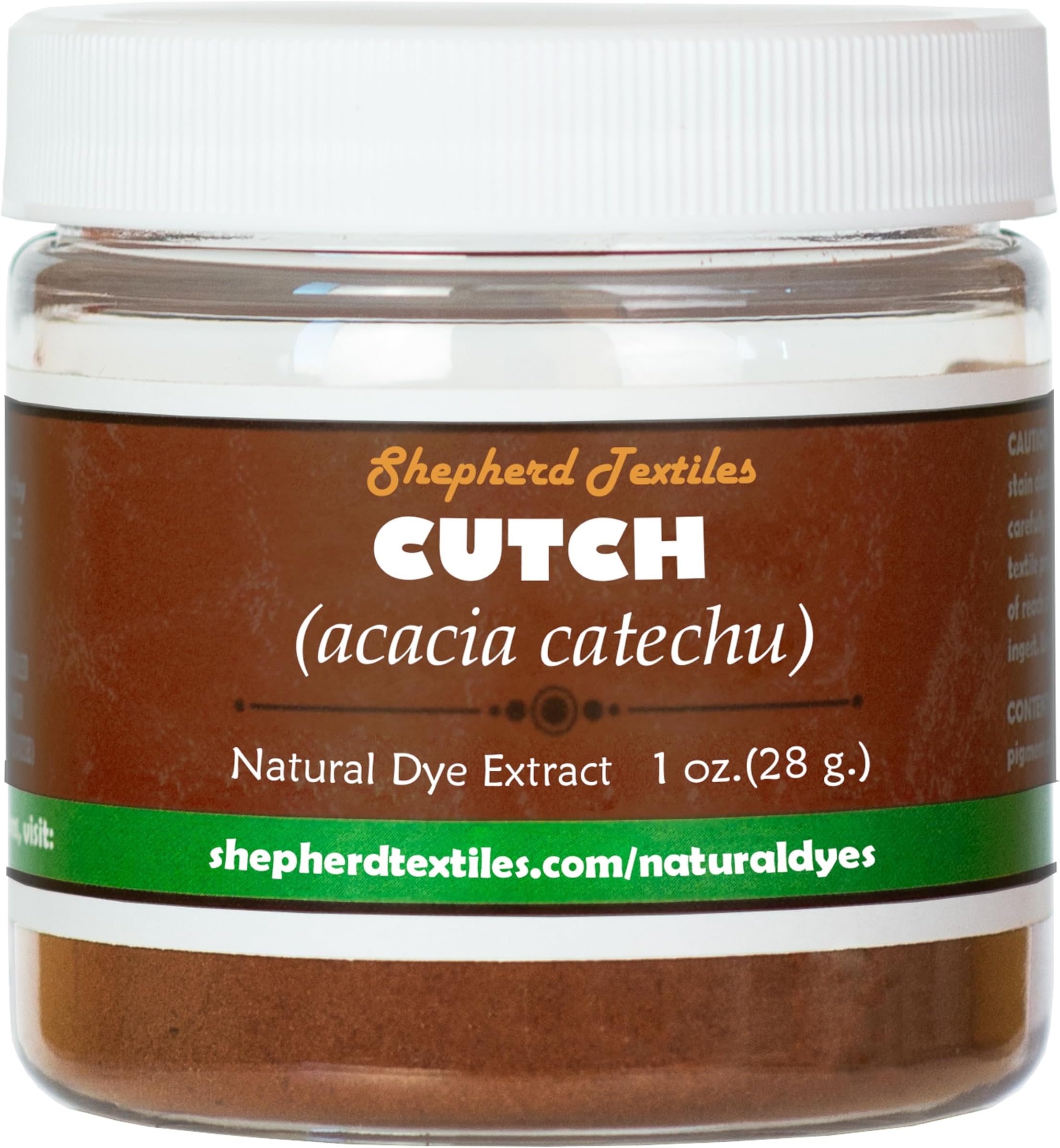Cutch Extract Natural Dye, 1 oz.