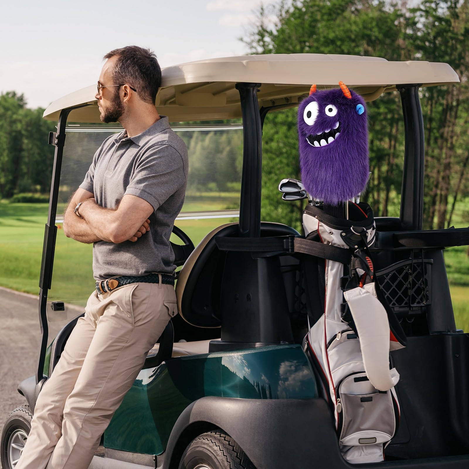 モンスターズ・インク ゴルフバッグ ヘッドカバー 未使用品 希少品