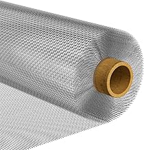 MAGZO 304 Stainless Steel Mesh Screen Roll (47"x10FT) - 22 Mesh Heavy Duty Window Screen Replacement, Rustproof & Petproof Metal Woven Wire Mesh for Doors, Patio, Poultry Cage, Rodent Protection