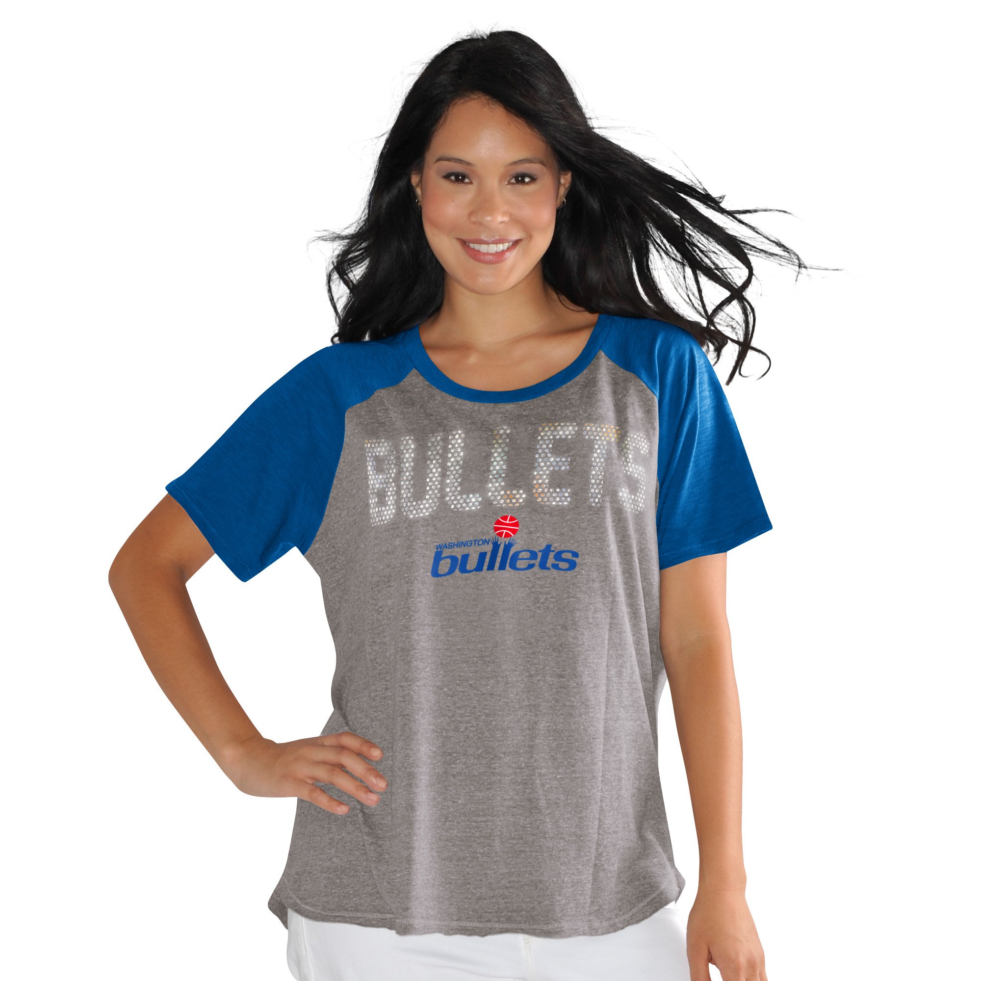 Touch by Alyssa Milano Women's Hardwood Classic Conference Tee Plus, Heather Grey, 4X