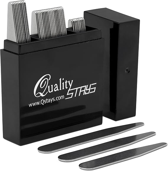 40 Dress Shirt Collar Stays for Men 