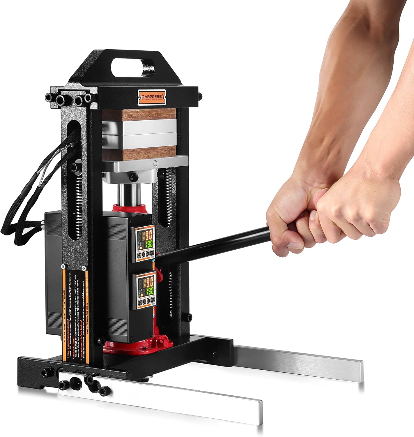 6 Ton Heat Press Machine with Dual 3x5 Inch Heated Plates Bundle Kit
