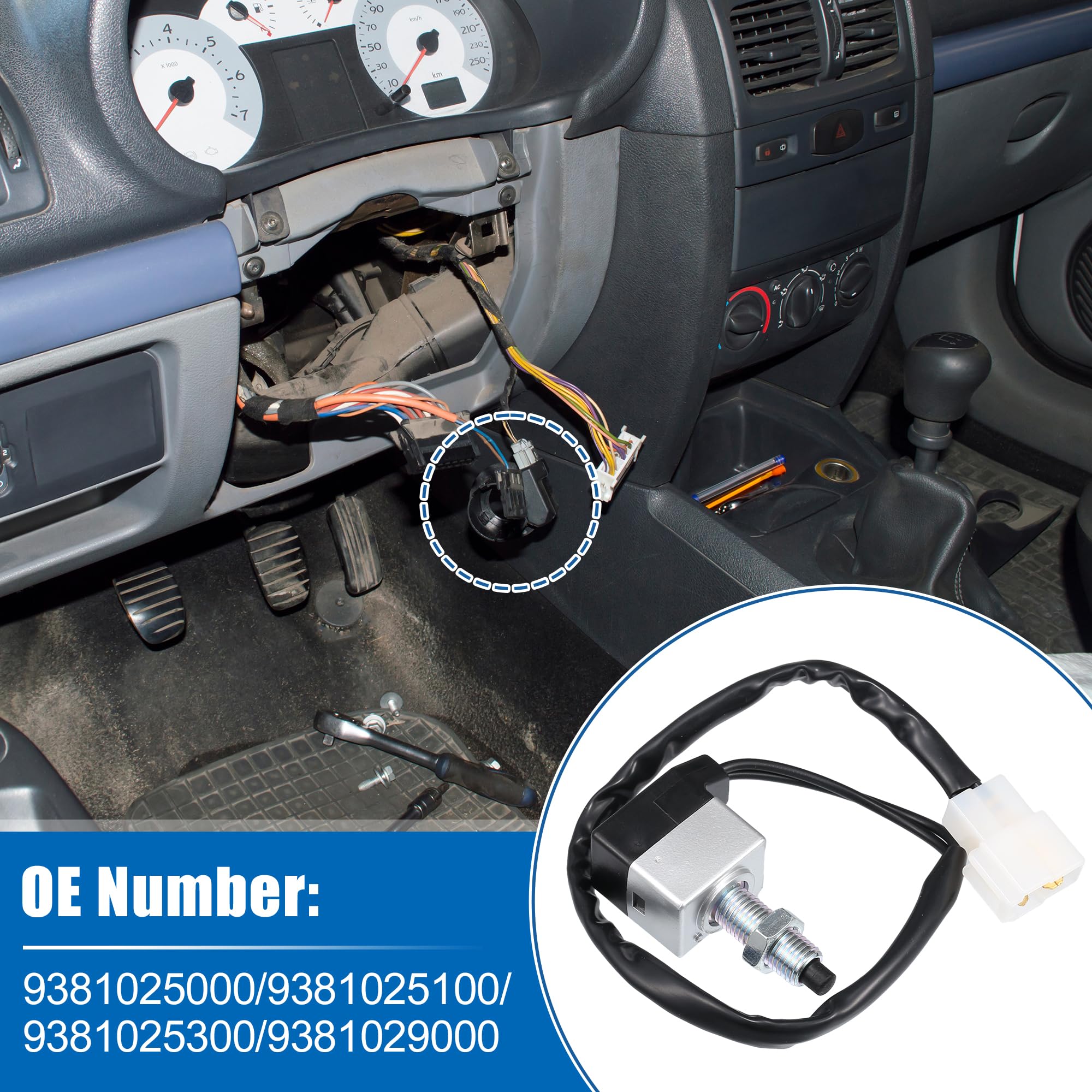 QUARKZMAN Interruptor de Luz de Freno para Hyundai Accent 2000-2005 No.9381025000