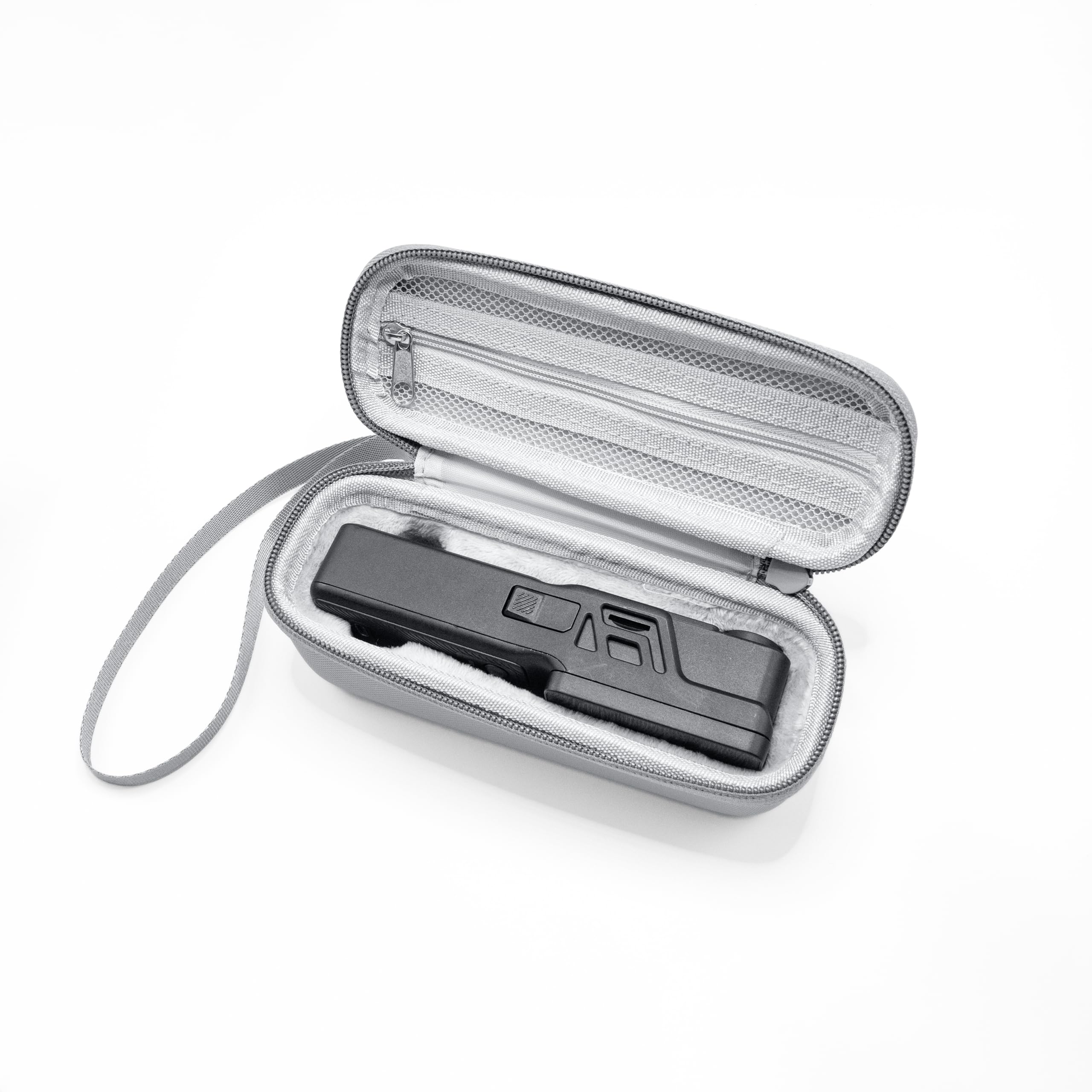 SJCAM C300 Étui de Rangement Antichoc EVA, Sac de Transport Robuste pour Caméra d'action, Compartiment Intérieur Protège Caméra et Accessoires, Compact et Résistant aux Chocs