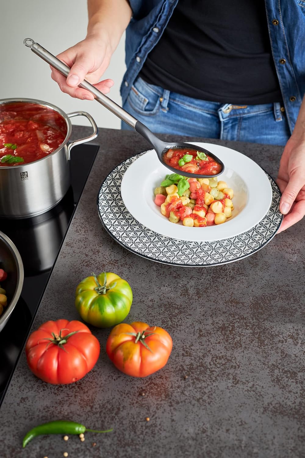 RÖSLE Basic Line Gourmet Sauce Set, 2 Pieces, Black 7 Silver