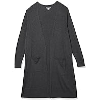 Amazon Essentials Cardigan Leggero A Maniche Lunghe con Apertura Frontale