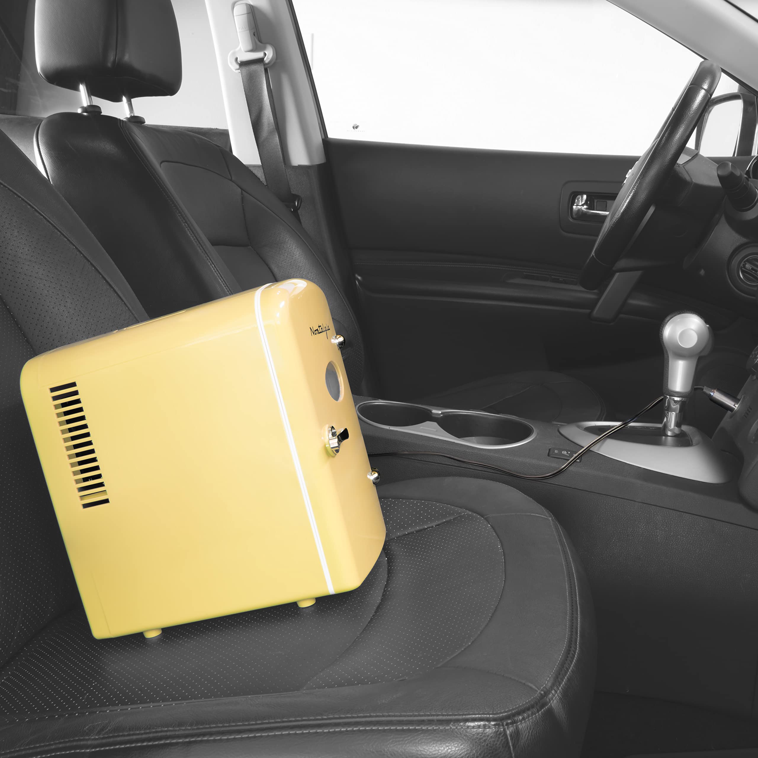 nostalgia retro 6 can personal fridge