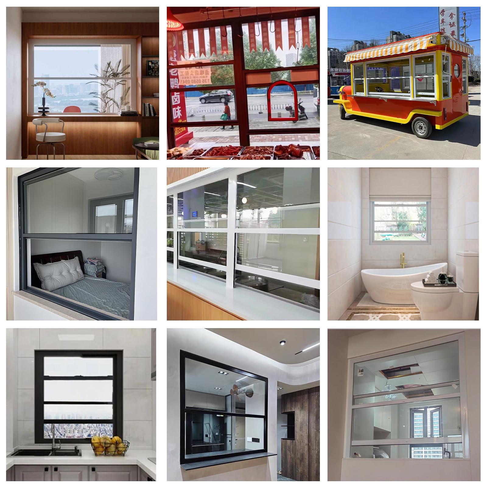 Repuesto de ventana corredera de aluminio negro de 19 x 33 pulgadas, diseño de ventilación para cobertizos, hogares, duchas, gallineros, aislamiento acústico, fácil instalación y resistente a la