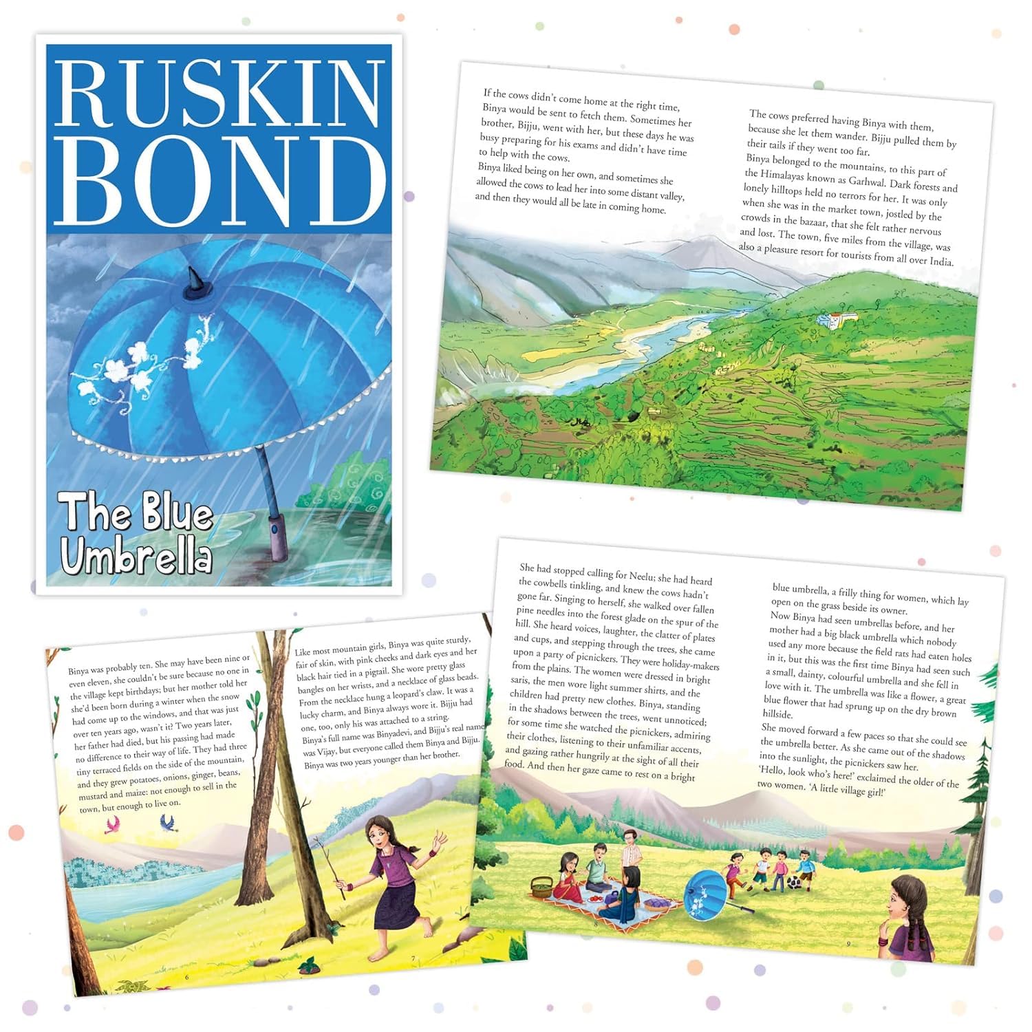 Ruskin Bond Short Stories - Juego de 8 libros de cuentos infantiles más vendidos