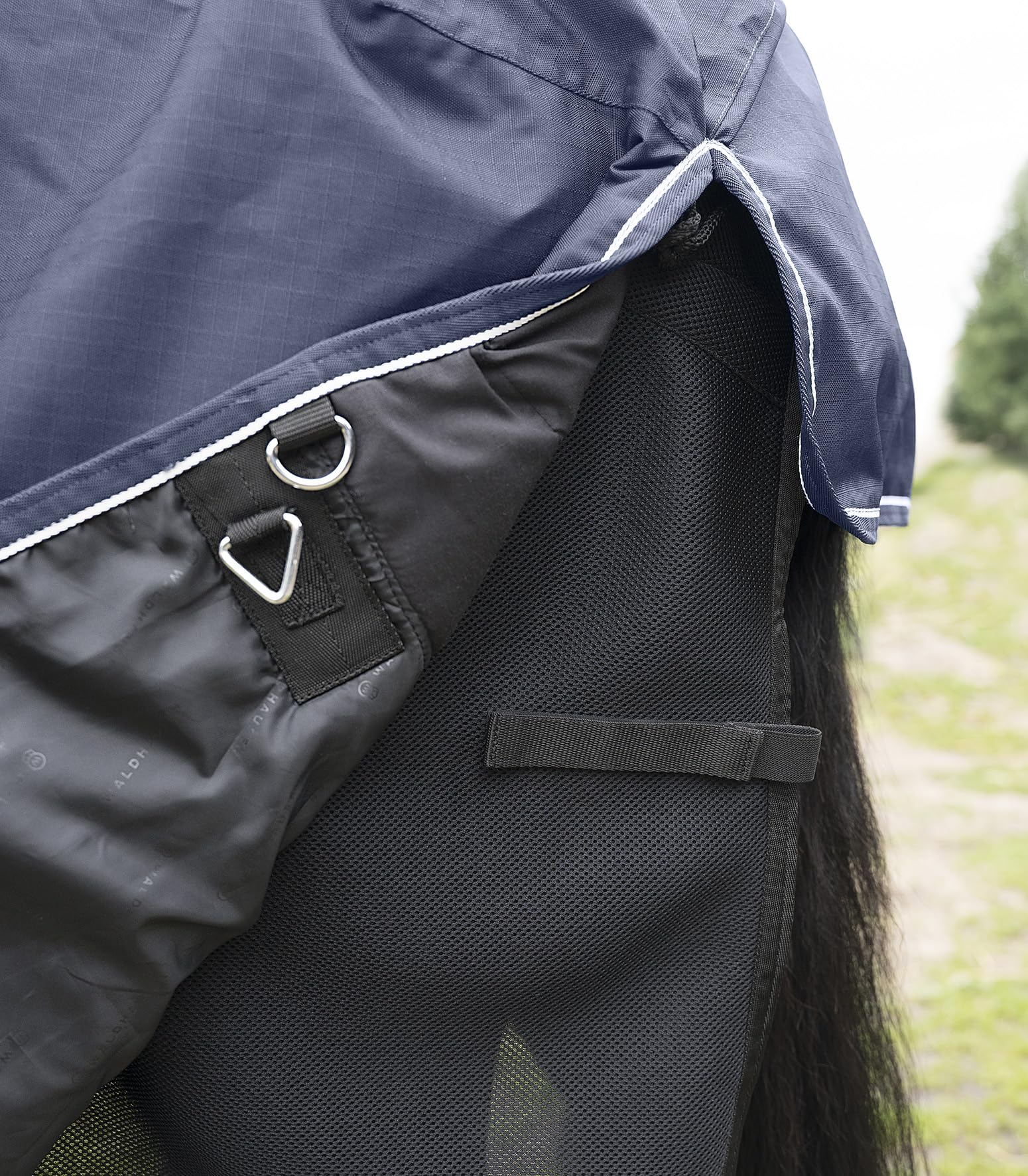 Waldhausen Air Mesh Unterdecke, schwarz, 155 cm