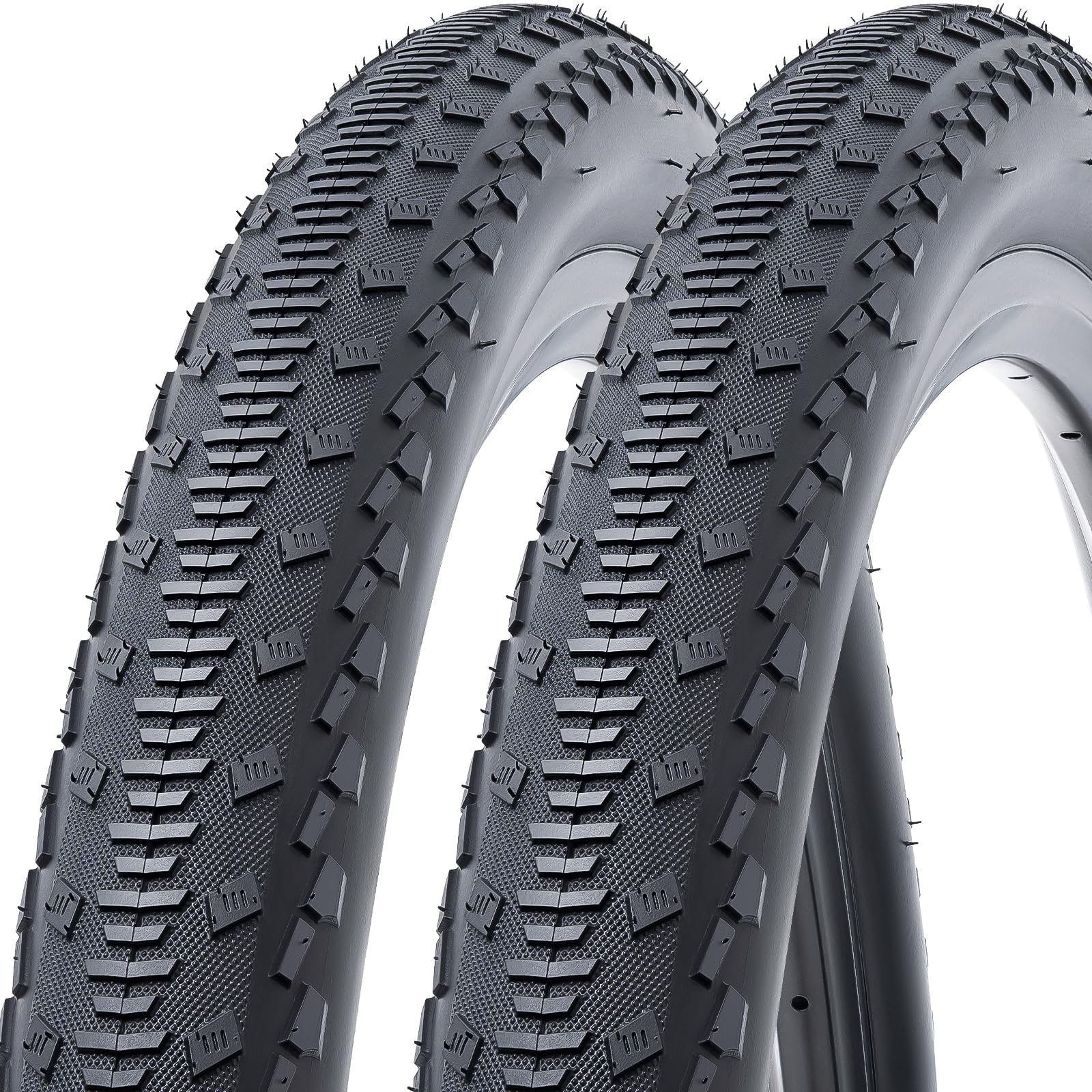 2 pneumatici per bici da 27,5 x 1,75 cm, pieghevoli durevoli 47-584 27,5 x 1,75 pneumatici per bicicletta da strada, pneumatici di ricambio per bici da ghiaia da strada, copertoncino (M-064)