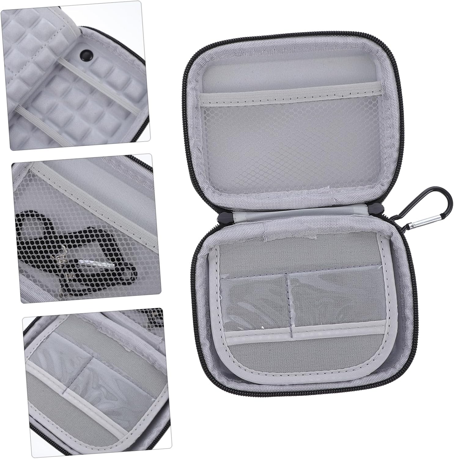 STOBOK 3pcs Power Bank Organizer Bag Portable Storage Case for Electronics Cords and Accessories Lightweight and Design for Travel and Home Use