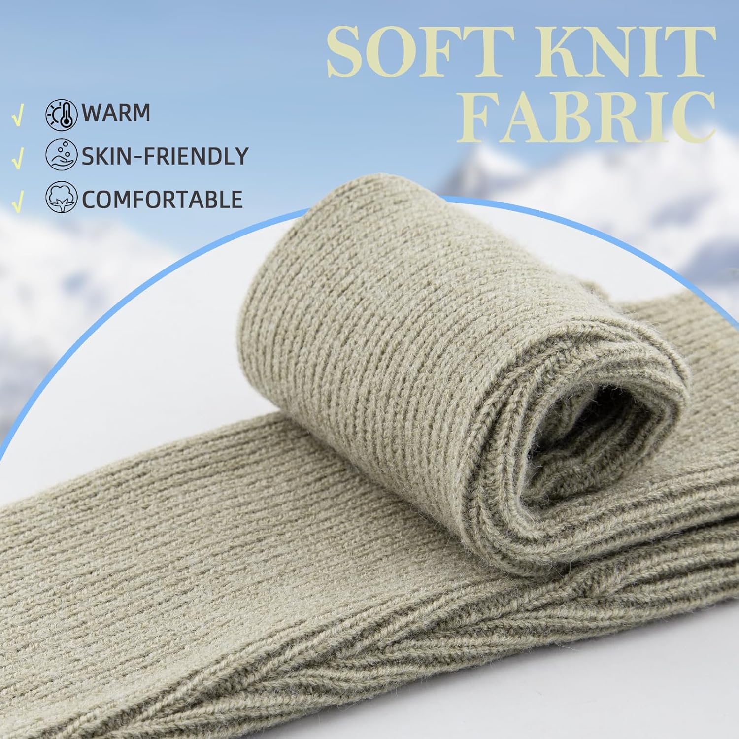 Knit Leg Warmers Girls Winter Long Socks for Women Leg Warmer Socks Thick Ankle Warmers Boots Long Leg Warmer - Image 2