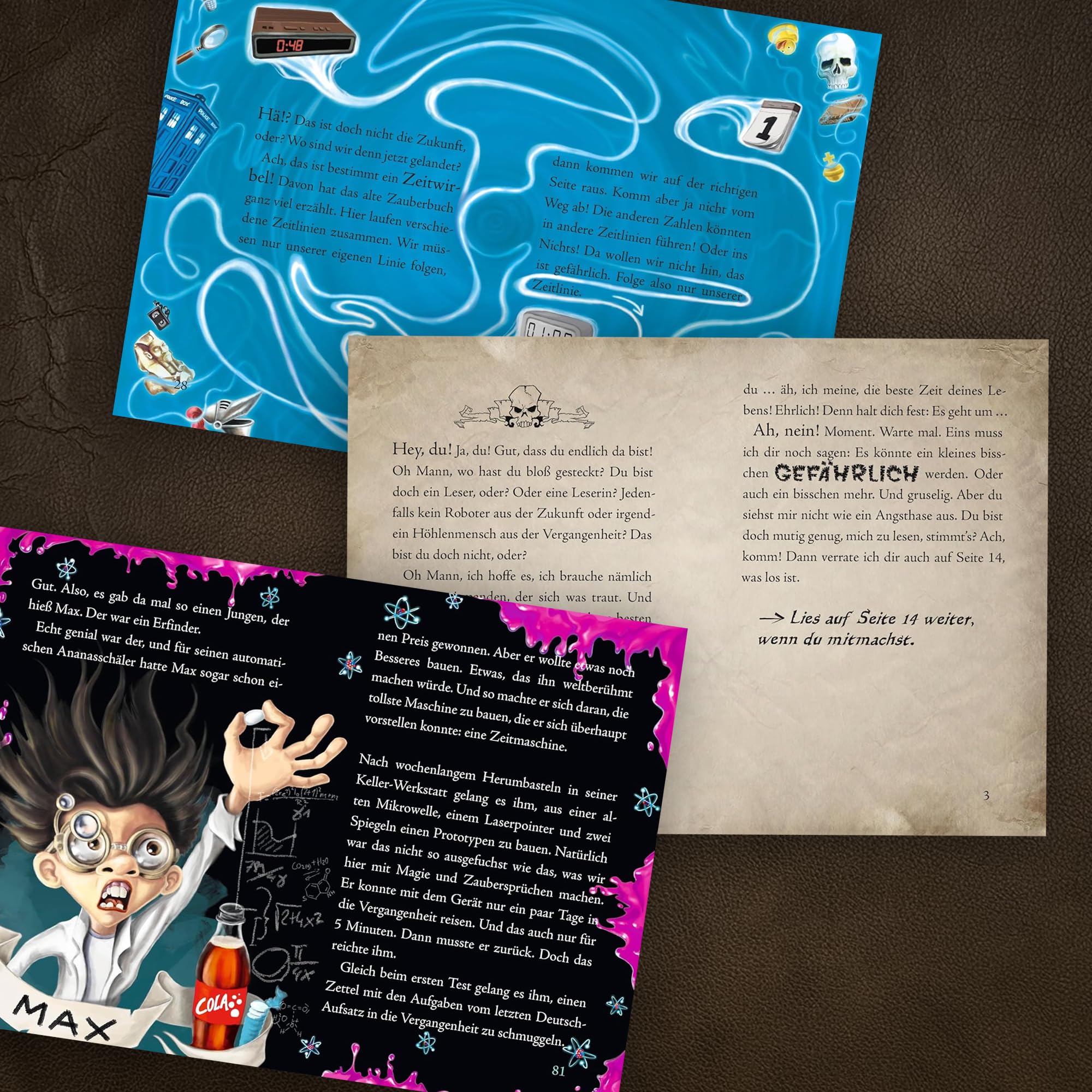 Das kleine Böse Buch – Band 1 bis 4 im Set - Inkl. lustigem Radierer-Bleistift - Bestseller Kinderbuchreihe - Gruselig & witzig - Für Kinder ab 8 Jahren - Der interaktive Lesespaß
