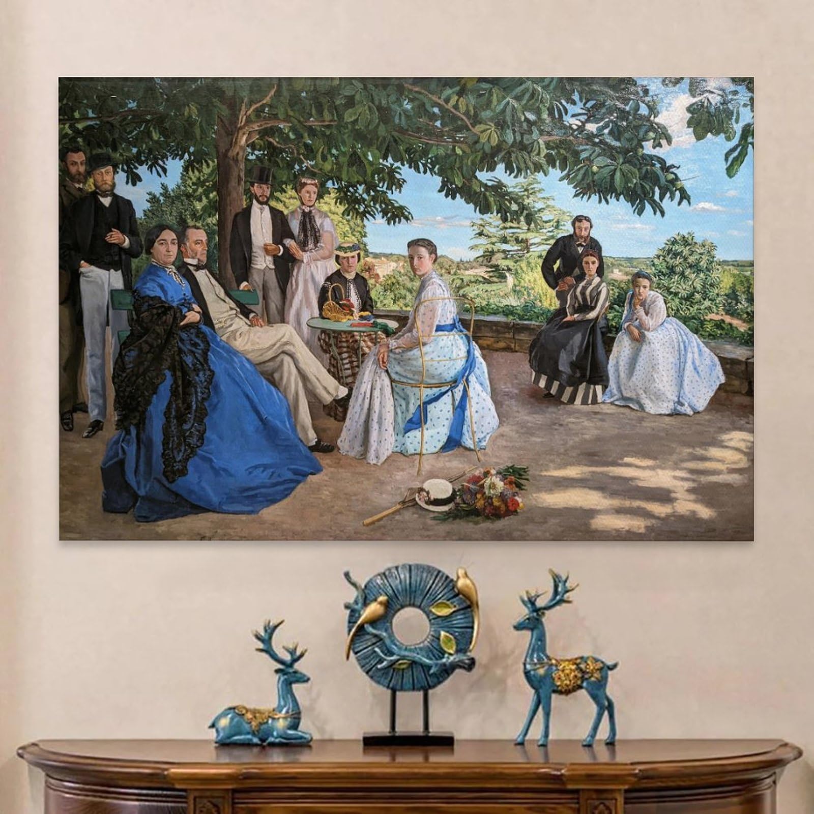 Amazon.de: Frederic Bazille Artwork【Familientreffen】Poster
