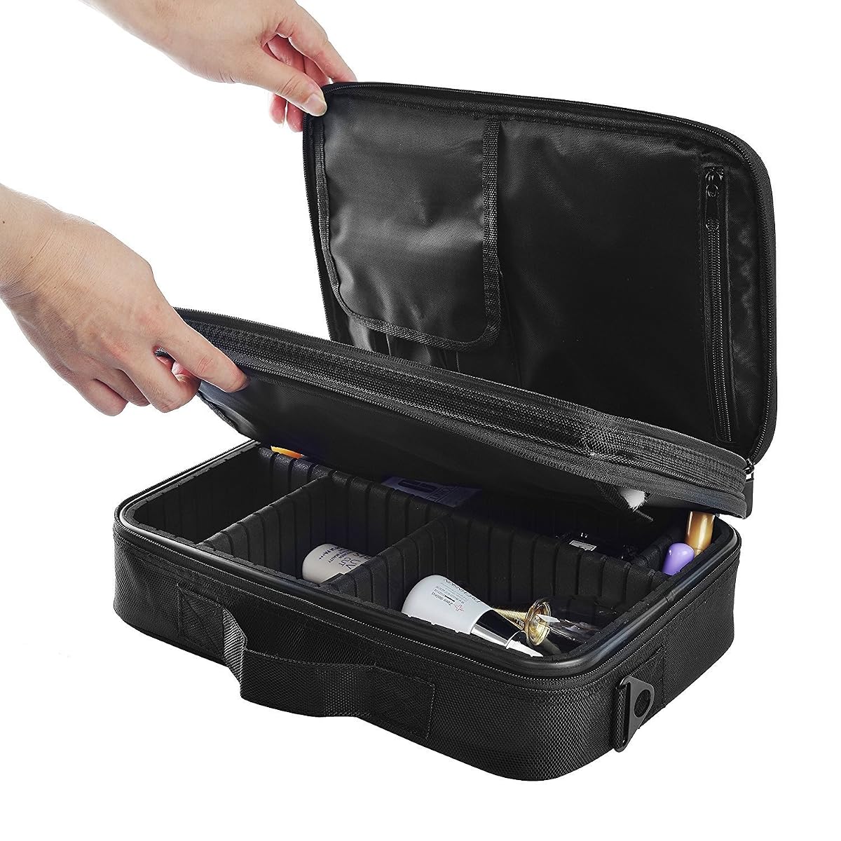 3 Layer Cosmetic Organizer By House of Quirk Beauty Artist Storage Brush Box