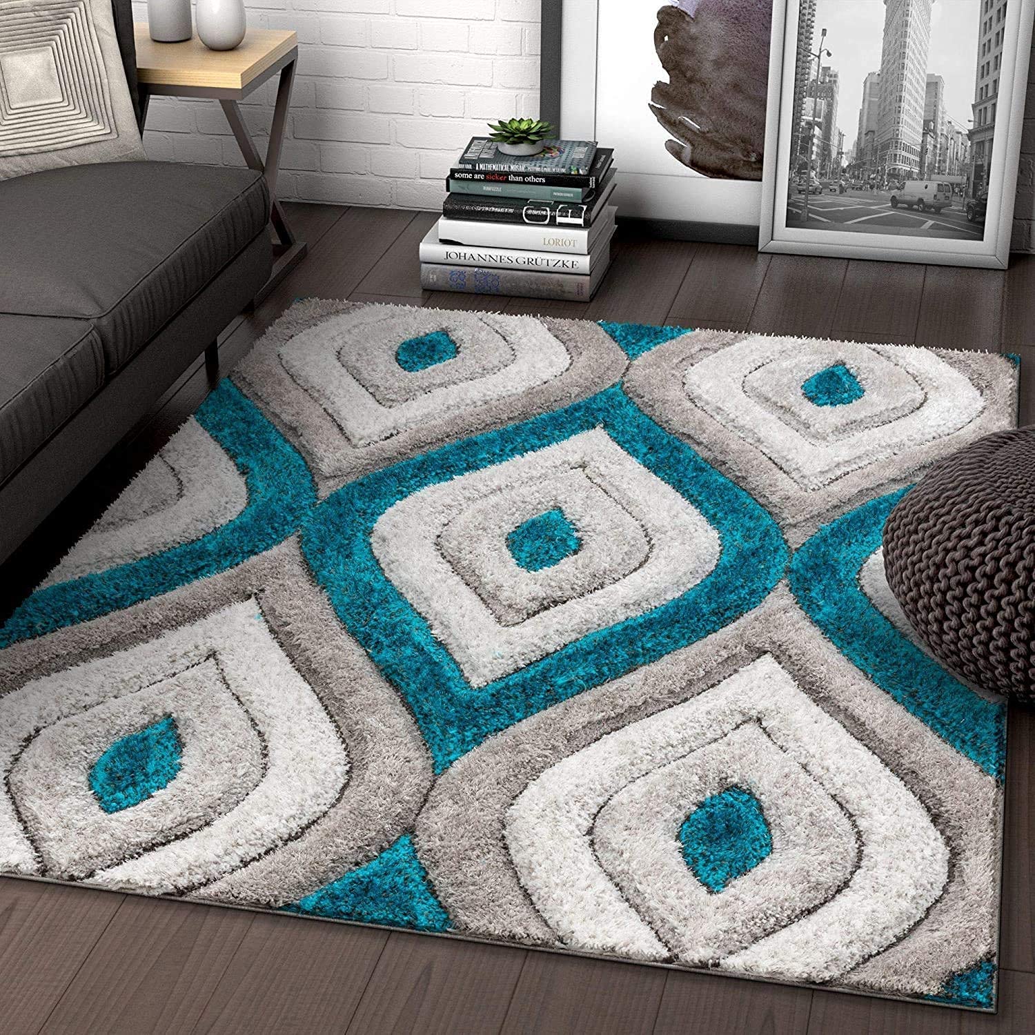 Elegant Shaggy Rug – 3x5 ft Perfect for Bedroom, Drawing Room & Hall Adds Warmth & Sophistication to Any Space-image-25