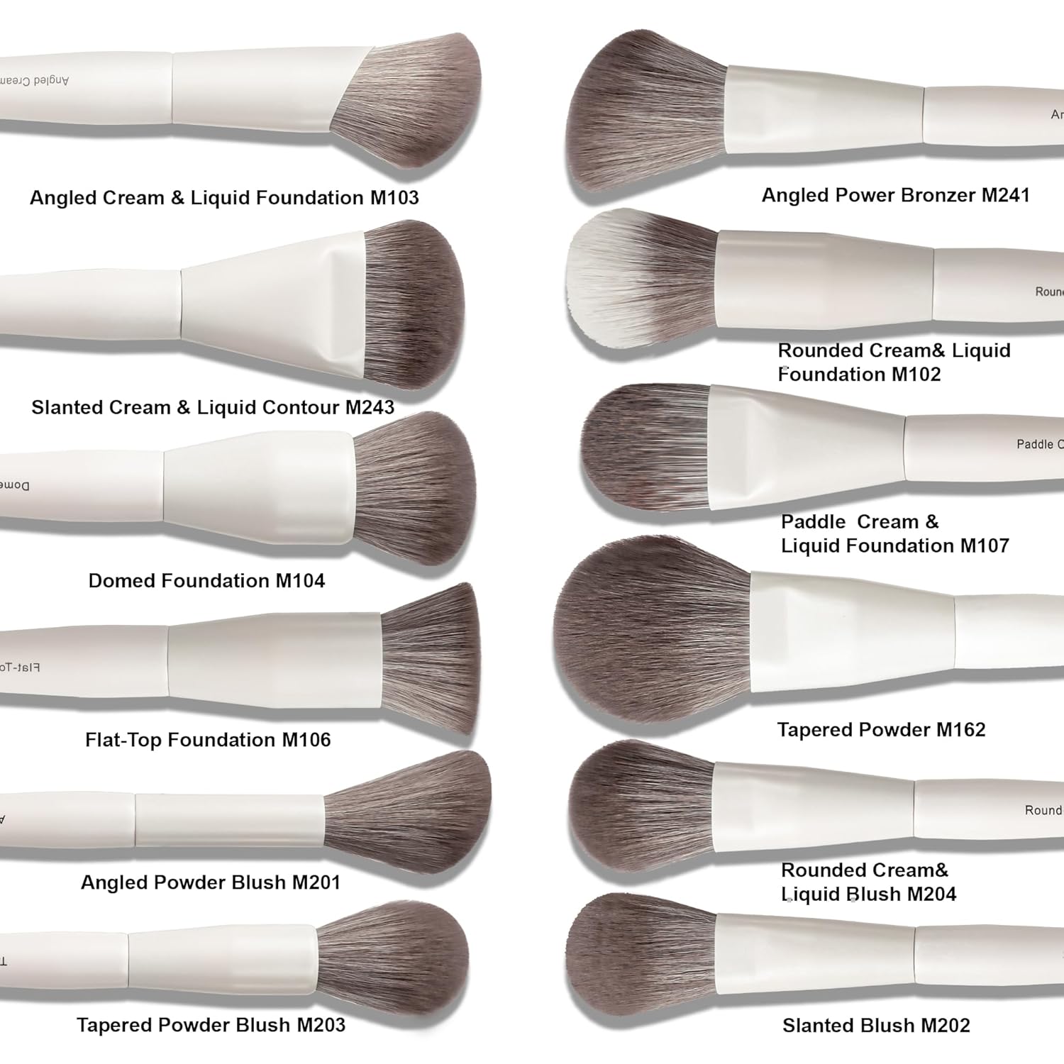 30 Pcs Pro Grade Makeup Brushes Set with Dense Ultra Soft Bristle,Elegant Design Luxury Make up Brushes for Foundation,Face Blending Powder, Contour, Bronzer,Highlight, Concealer, Eyeshadow - Image 3