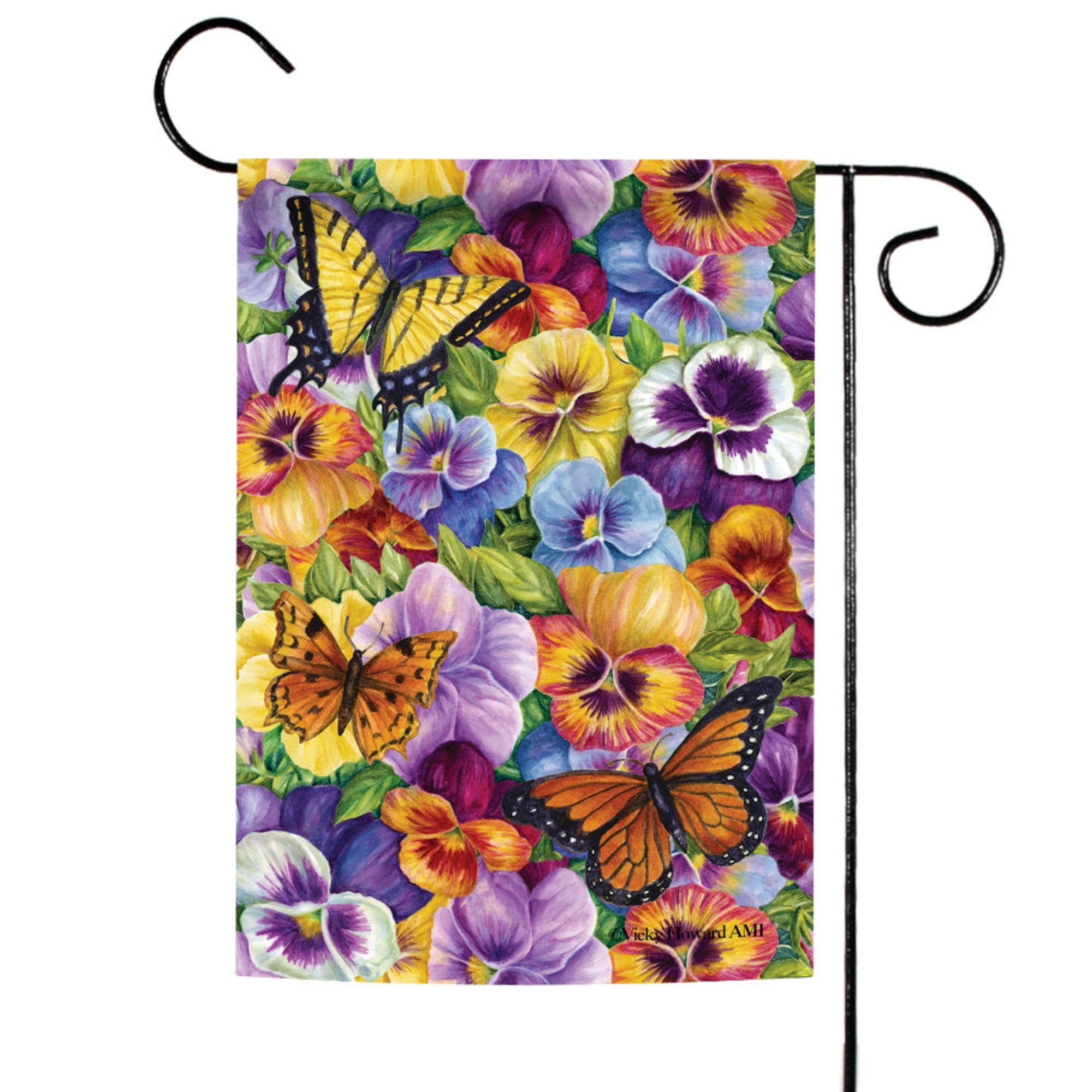 Toland Home Garden 119965 - Bandiera da Giardino con Colibrì e