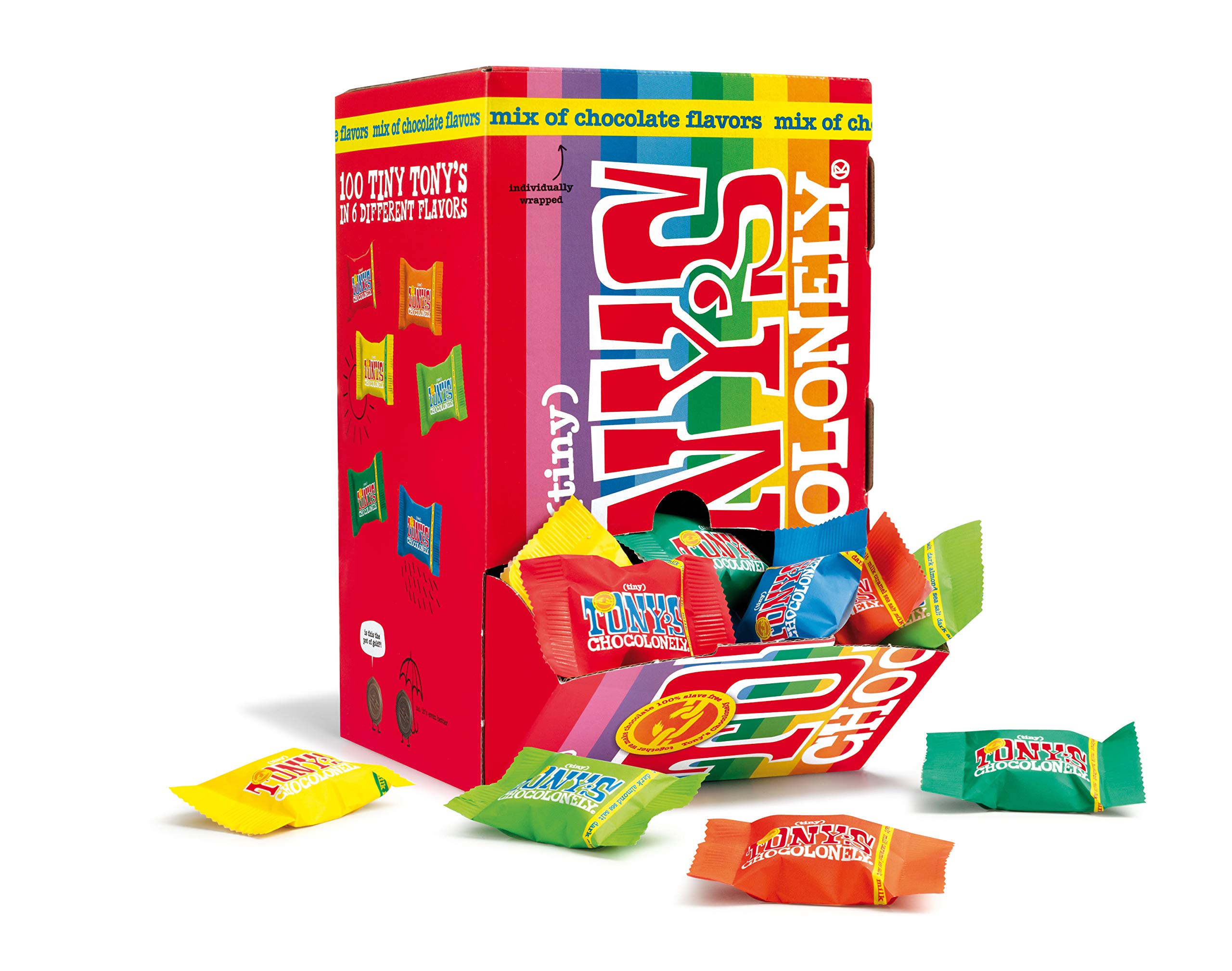Tony'S Chocolonely | Chocolats Noirs Tiny Tony'S | Chocolat Tony'S | Tony'S Chocolate | 1 Pack | 900 Gramme Total