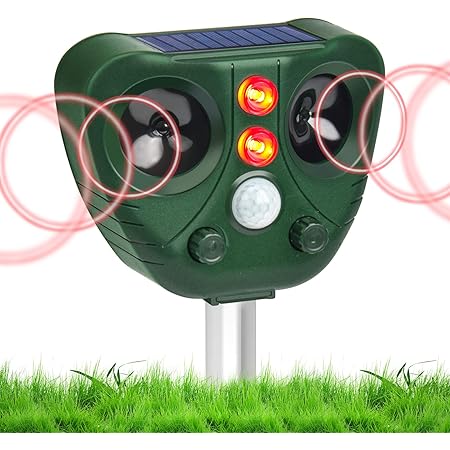 Ultraschall-Tierscheuche "UTS Solar Pro" Bewegungsmelder Tiervertreiber Tierstop - Foto 5