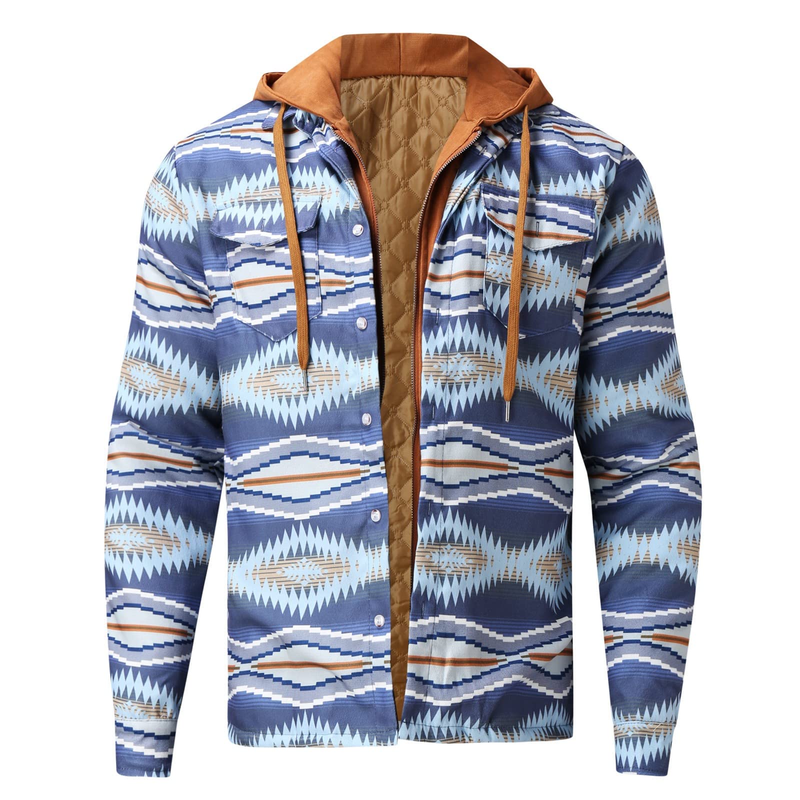 Giacca Di Lana Per Uomo Felpa Uomo Manica Lunga Pullover Tinta unita Cerniera Bomber Giacca Con Cappuccio Felpe Spessa