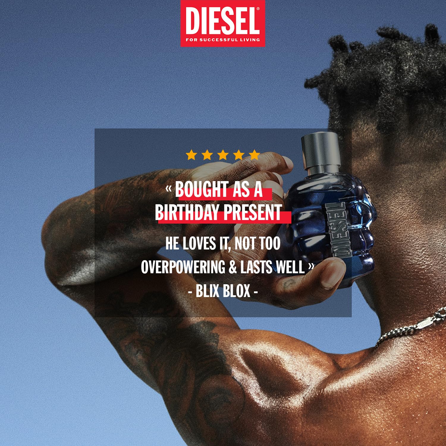 Diesel Sound Of The Brave Parfüm Herren| Eau de Toilette| Männer Parfum| Parfume Men| Herrenparfum| Diesel Parfum| Orientalisches Parfüm| Natural Spray| Orientalischer und holziger Duft| 50ml