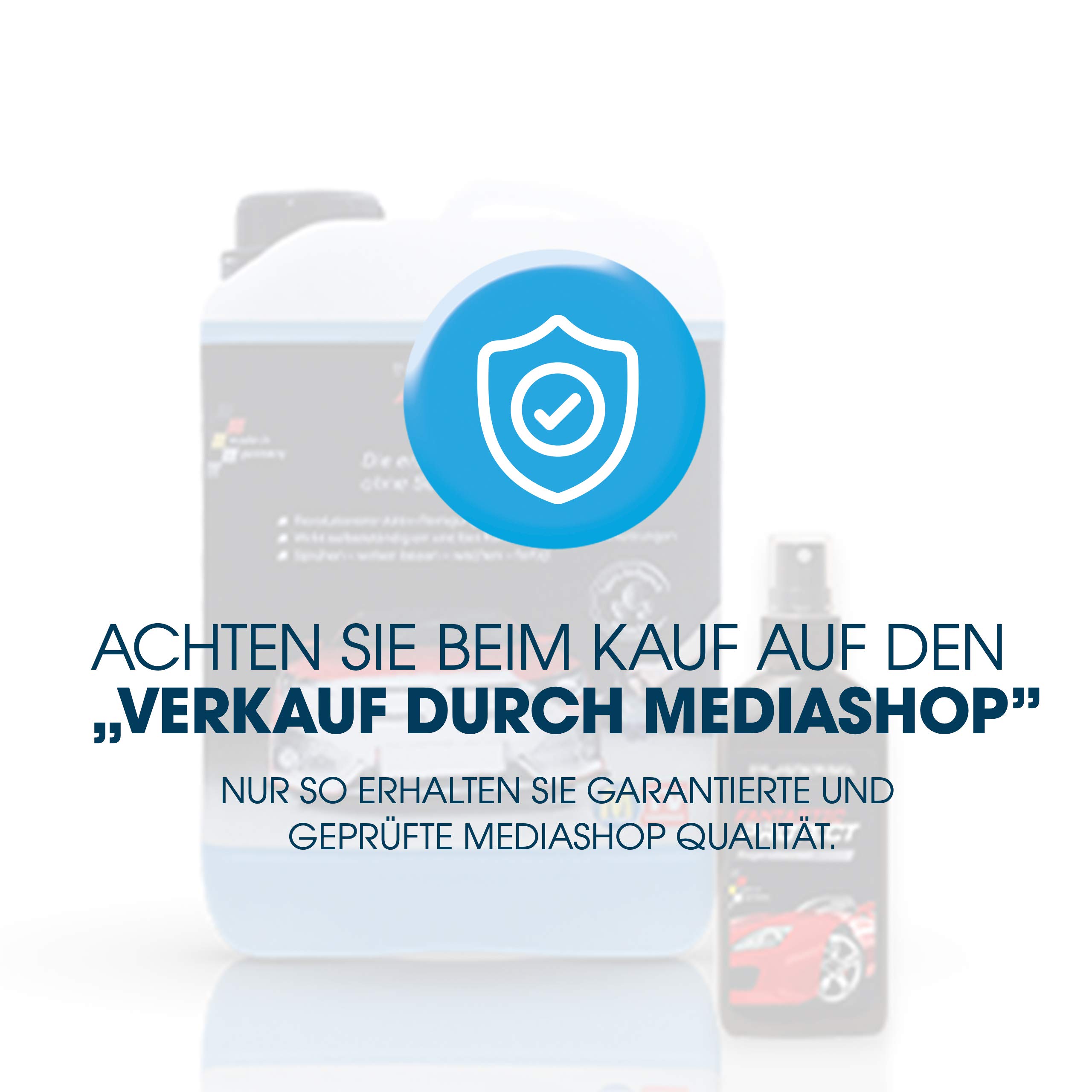 Mediashop Platinum Amazing Foam 3 Liter Nachfüllkanister & Fanastic Protect - Autoreiniger und Autopflege - entfernt hartnäckigen Schmutz und sorgt für Glanz – auch als Cockpit Reiniger