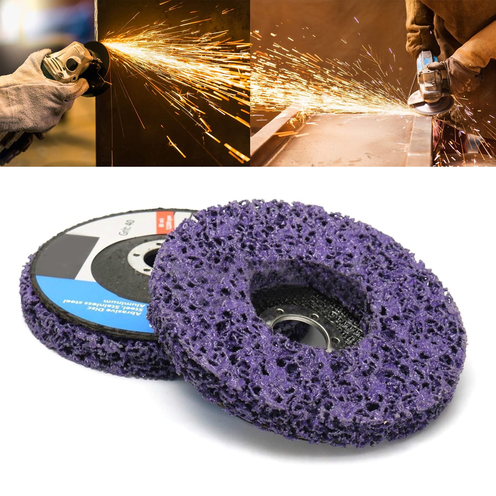 CHENZILIN 6 Pcs/Set 125 mm 5Inch Sanding Discs Flap Wet Dry Wheel Polishing Pad 8000rpm for Car Paint Wood Metal Grinding