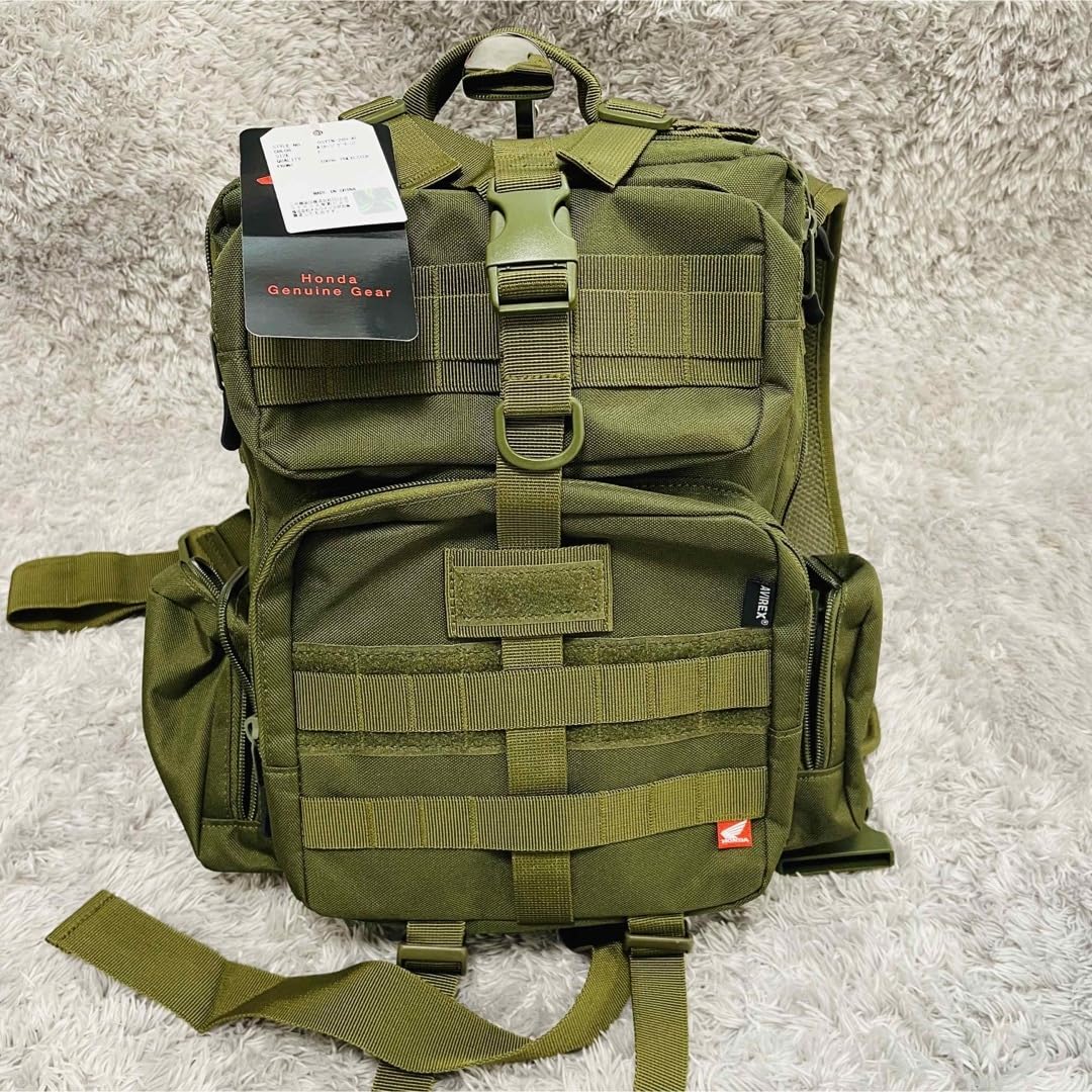 Amazon.co.jp: レア コラボ AVIREX HONDA セージグリーン ボディバッグ  