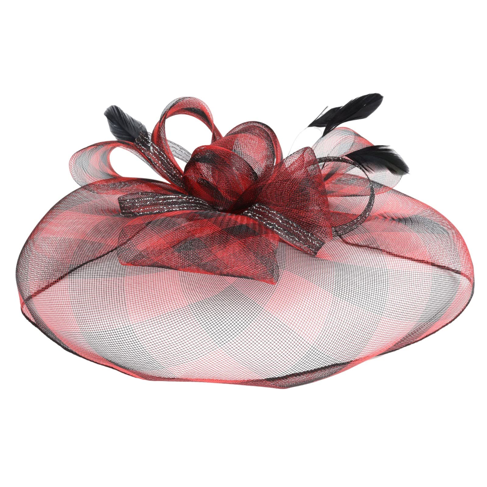 Fascinator damska ozdoba głowy, na wesele, kapelusze, z klipsem, opaska na czoło, siateczka, na imprezę, nakrycie głowy, kwiaty, pióra, klips do włosów, ozdoba do kościoła, na Halloween, do klubu