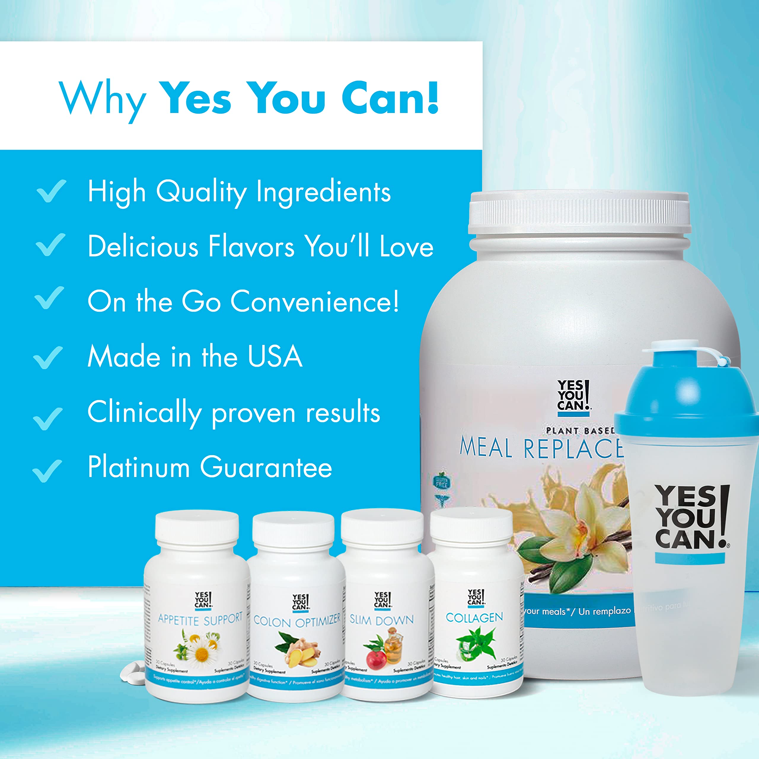 Buy Yes You Can! Complete Meal Replacement 30 Servings, 20g of