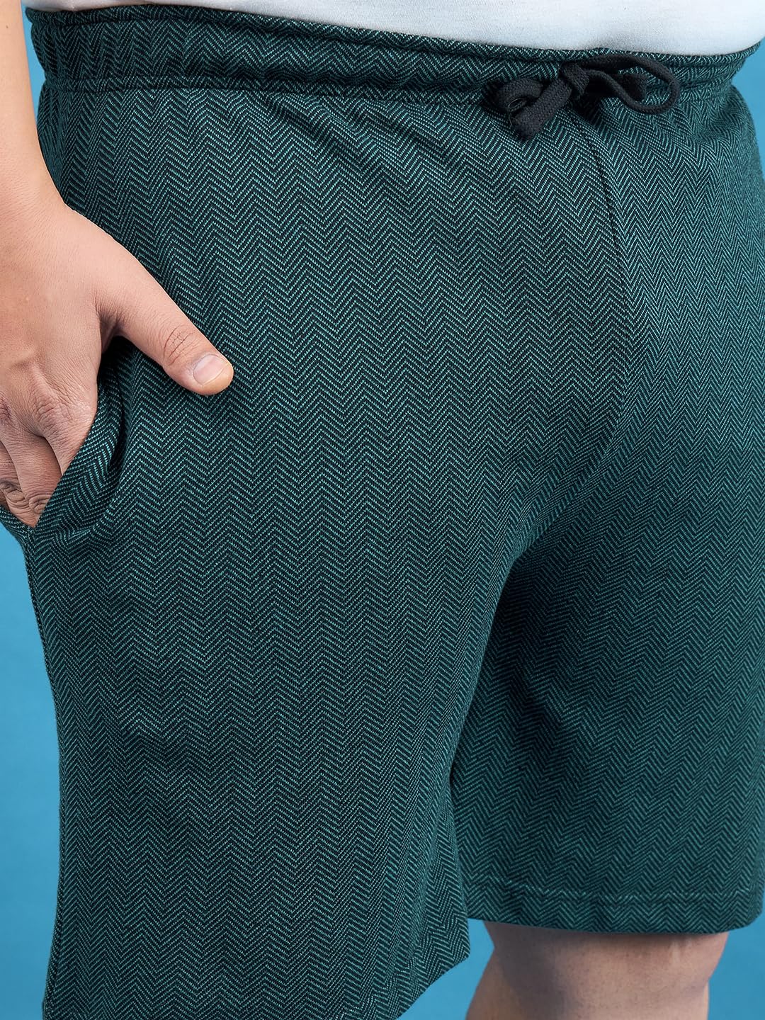 Bigbanana Pantaloncini solidi da uomo vestibilità regolare taglie forti