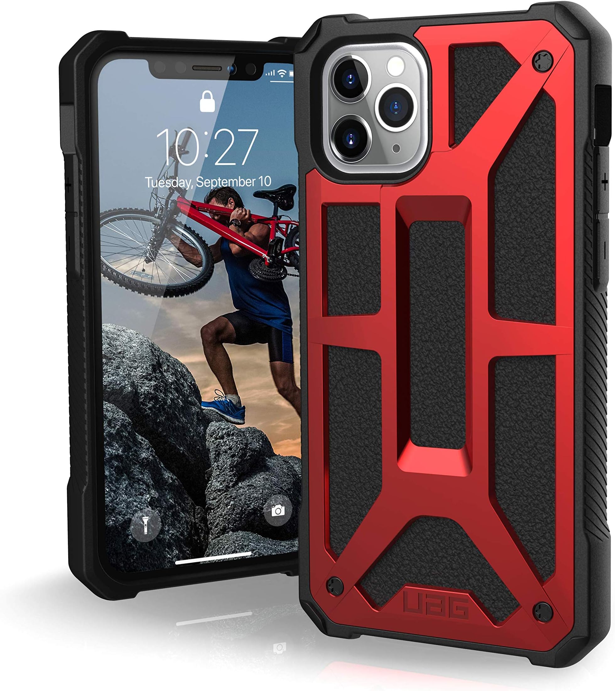 Custodia Antiurto Urban Armor Gear Plyo Per IPhone 12 Pro Max - Viola, Trasparente Satinato, Standard Militare MIL STD 810G - 2