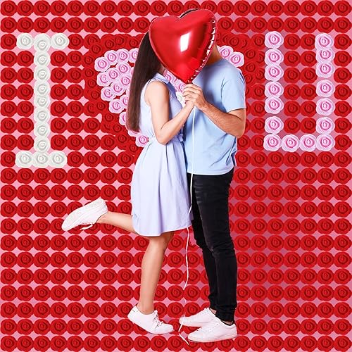 Miniatura 6 de Giegxin 1000 mini rosas artificiales de San Valentín de 1.4 pulgadas a granel, mini rosas falsas para manualidades, manualidades, ramos de boda