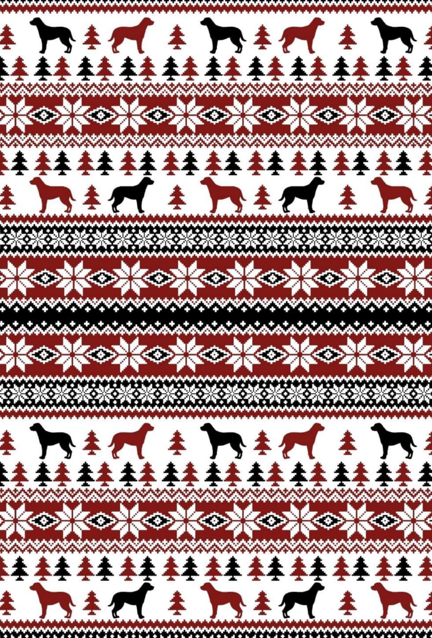 Berkshireブランケットベルベットロフトスロー(ホリデイドッグ)。