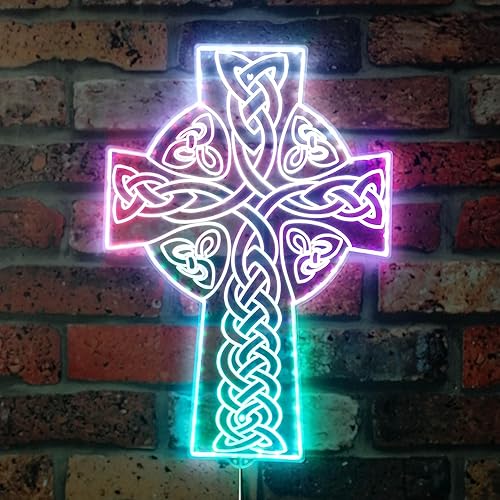 Miniatura 9 de ADVPRO Rose and Knife I Love u Tattoo RGB Dynamic Glam LED Sign - Forma de corte a borde - Decoración de pared 3D inteligente - Iluminación dinámica