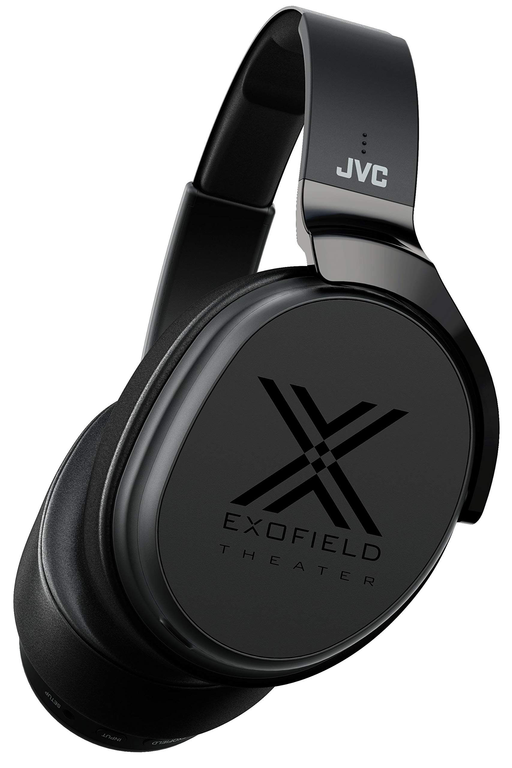 JVC XP-EXT1 Sistema per Home Cinema con Caschi Senza Fili, Audio Immersivo e Surround Multicanale (7.1.4 Canali) Nero Grande