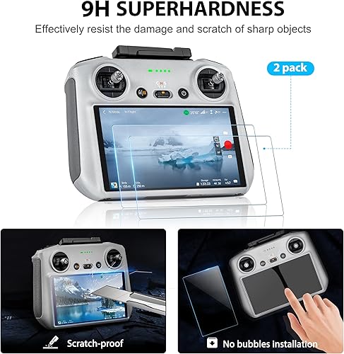 Miniatura 3 de STARTRC 3 en 1 RC 2 Controller Sun Hood Cover para DJI Mini 4 Pro, DJI RC 2 Correa de cordón, Dji Mini 4 Pro Drone Controller Protección de