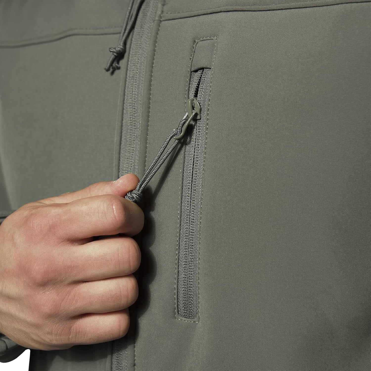 Rothco Stealth Ops Soft Shell Tactical Jacket – Lightweight Water Resistant 3‑Layer Outdoor Coat with Fleece Lining