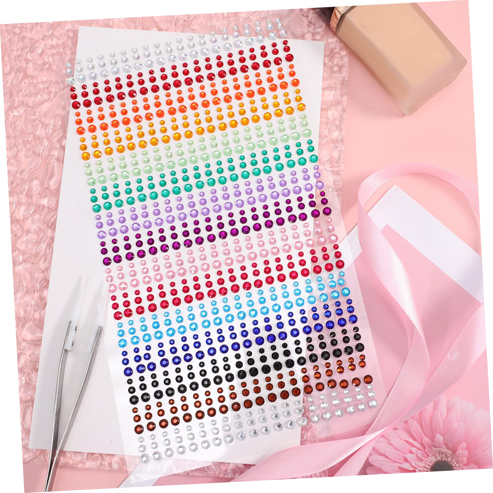 Healeved 6fogli Adesivi Per e Decorazioni Per Unghie Per Makeup e Crafting Facile Applicazione