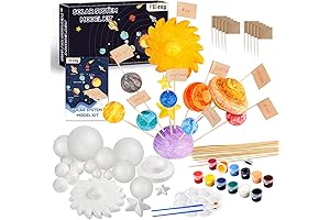 Pllieay 63PCS Solar System Foam Ball Kit for School Science Projects