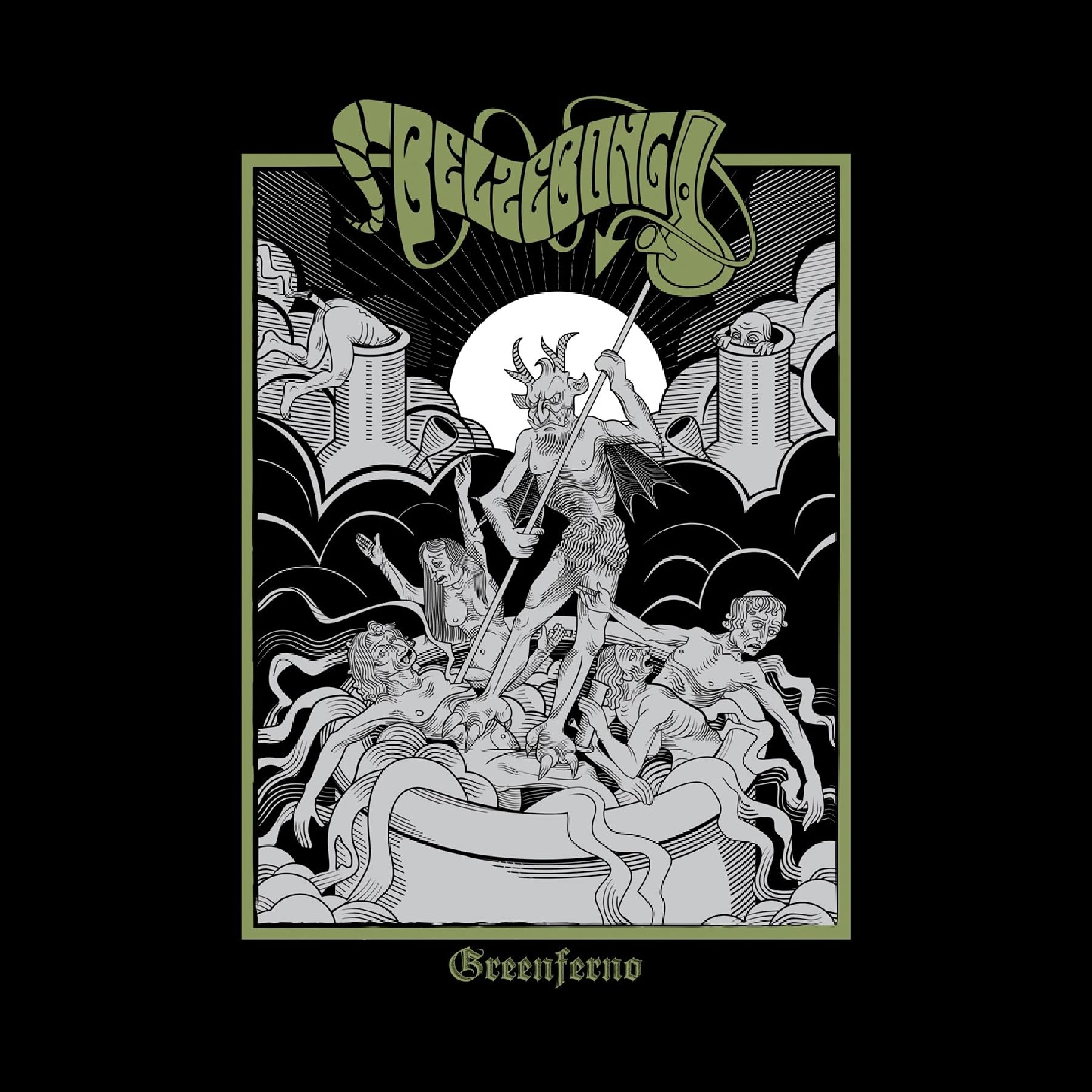 BELZEBONG - Greenferno - Vinyl (limited neon green vinyl LP)