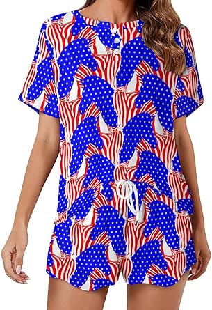 The Cat's Pajamas Simple Stripe Pima Knit Nightgown - Blue - View #10