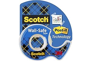 Scotch Wall-Safe Transparent Tape: Your Go-To for Discreet and Secure Display
