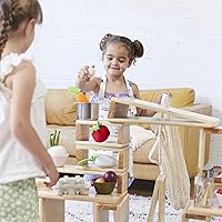 Vista 8 de ECR4Kids Hollow Block Set, Wooden Toys, Natural, 18-Piece