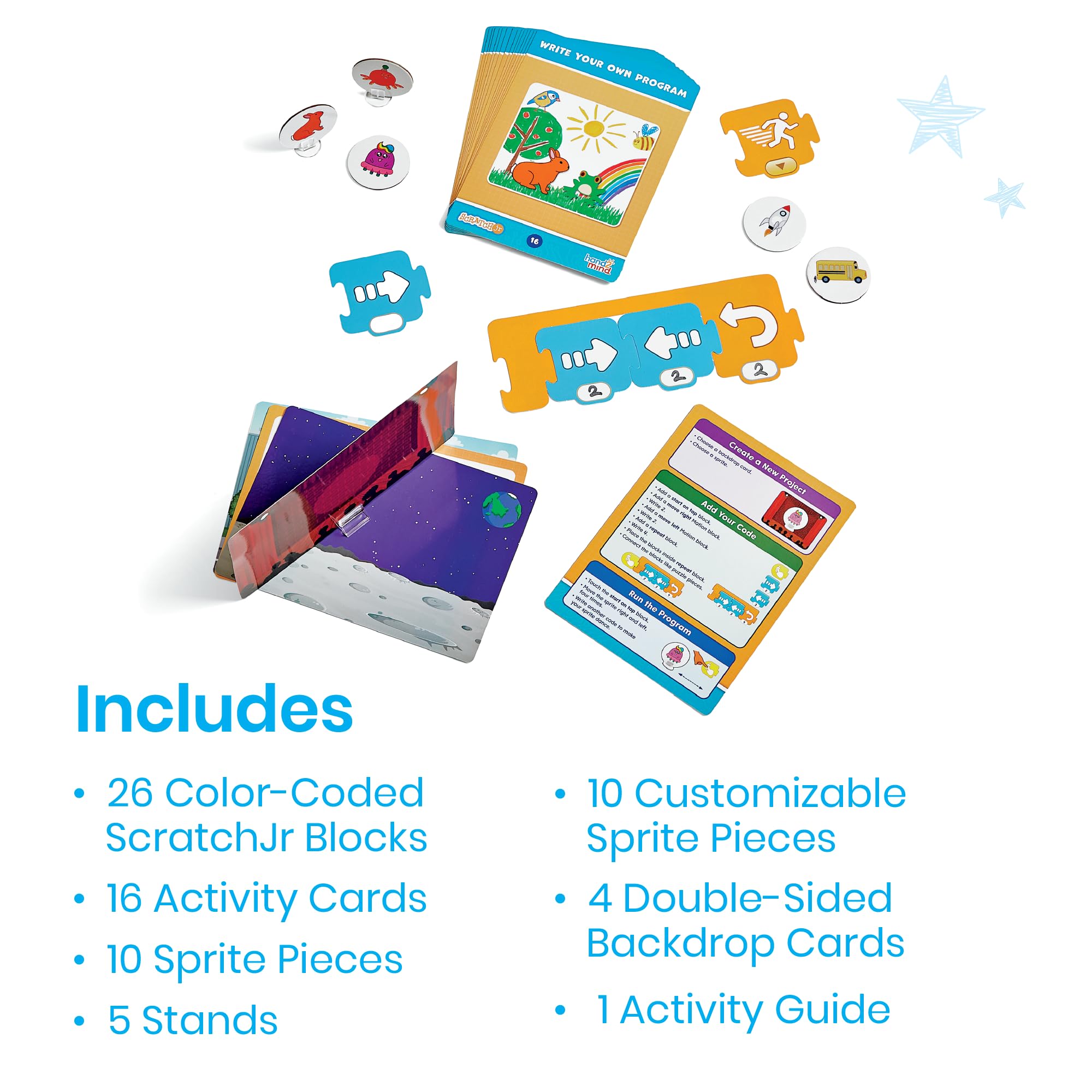 hand2mind ScratchJr Block-Based Coding Student Activity Set, Learn to Code - Image 2